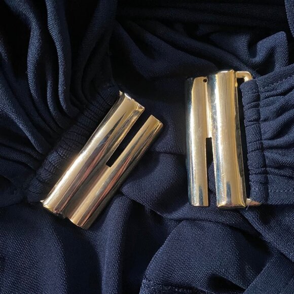 Vintage Aquasuit by La Perla Maxi Swimsuit Cover Up Dress Wrap Robe US size 8 - Picture 6 of 14